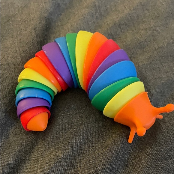 Other - Colorful Rainbow fidget snail or slug toy